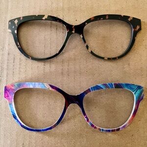 Colorful Cat Eye Top Frames for Pair Eyewear - Quinn